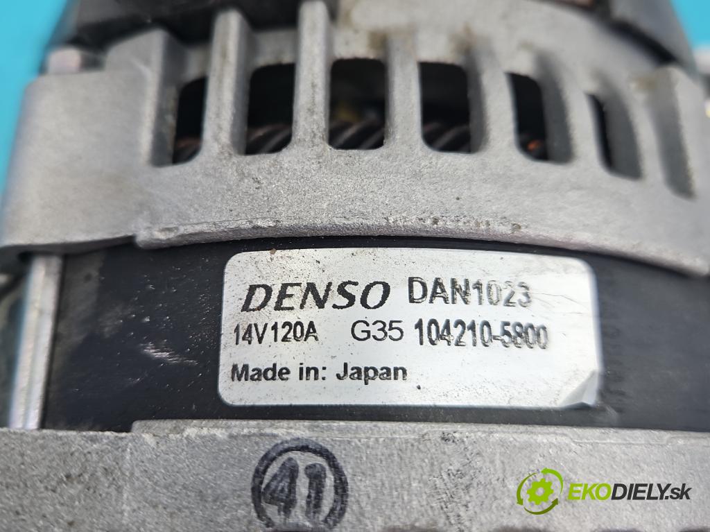 Ford C-Max I 2003-2010 1.8 16V 122 HP manual 90 kW 1798 cm3 5- Alternator 104210-5800 (Alternátory)
