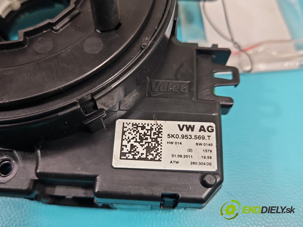 Vw Passat B7 2010-2014 1.4 TSI 150 HP automatic 110 kW 1390 cm3 5- Páska: airbag 5K0953569T (Airbag)