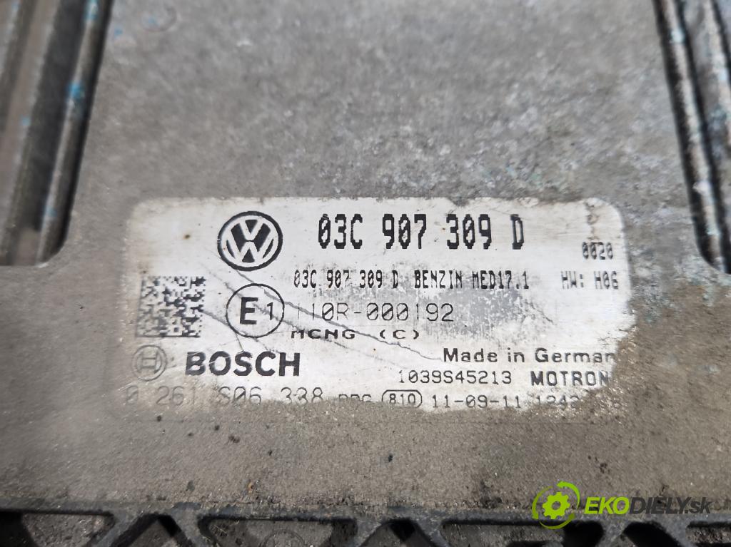 Vw Passat B7 2010-2014 1.4 TSI 150 hp automatic 110 kW 1390 cm3 5- řídící jednotka motoru 03C907309D