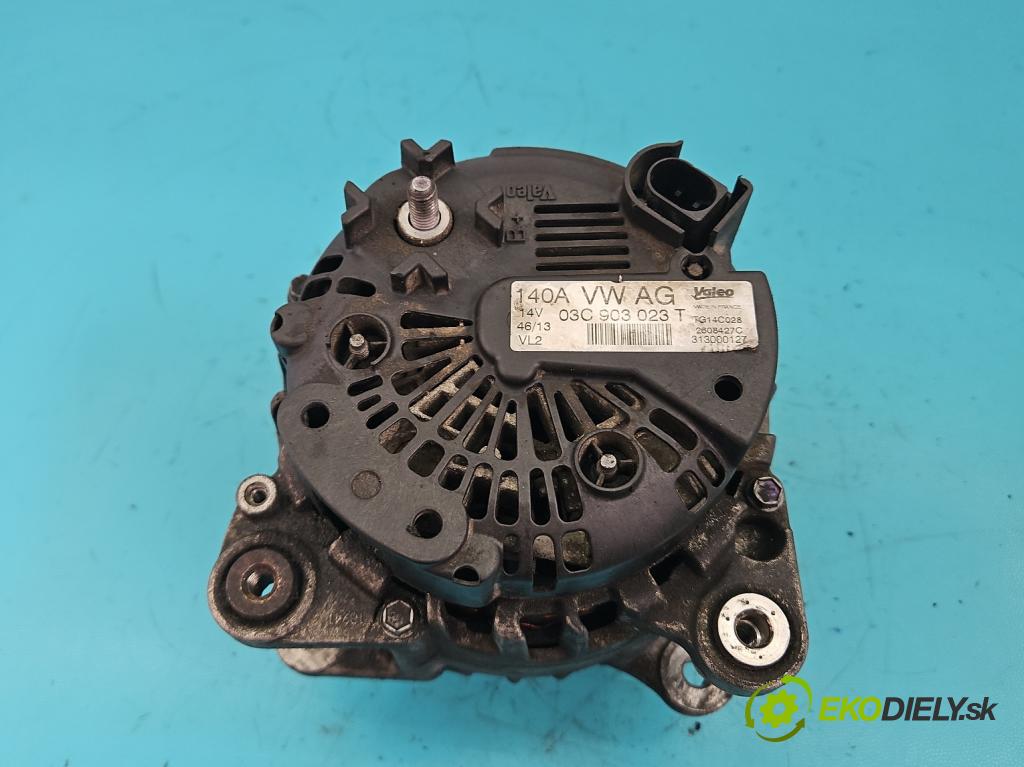 Vw Passat B7 2010-2014 1.4 TSI 150 HP automatic 110 kW 1390 cm3 5- Alternator 03C903023T (Alternátory)