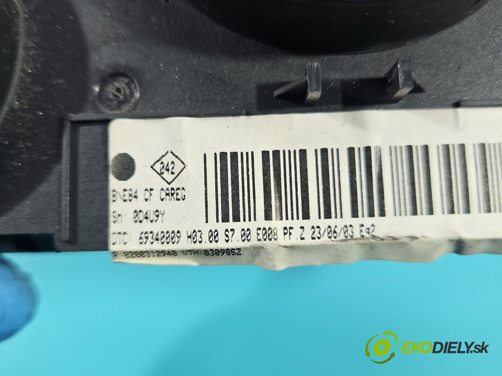Renault Megane II 2003-2008 1.6 16V (K4M) 113 HP manual 83 kW 1598 cm3 5- panel kúrenia 8200312940