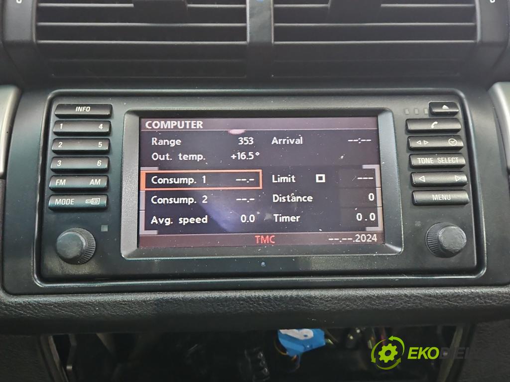 Bmw X5 E53 1999-2006 3.0d 184hp automatic 135 kW 2993 cm3 5- Radio originál 6916609