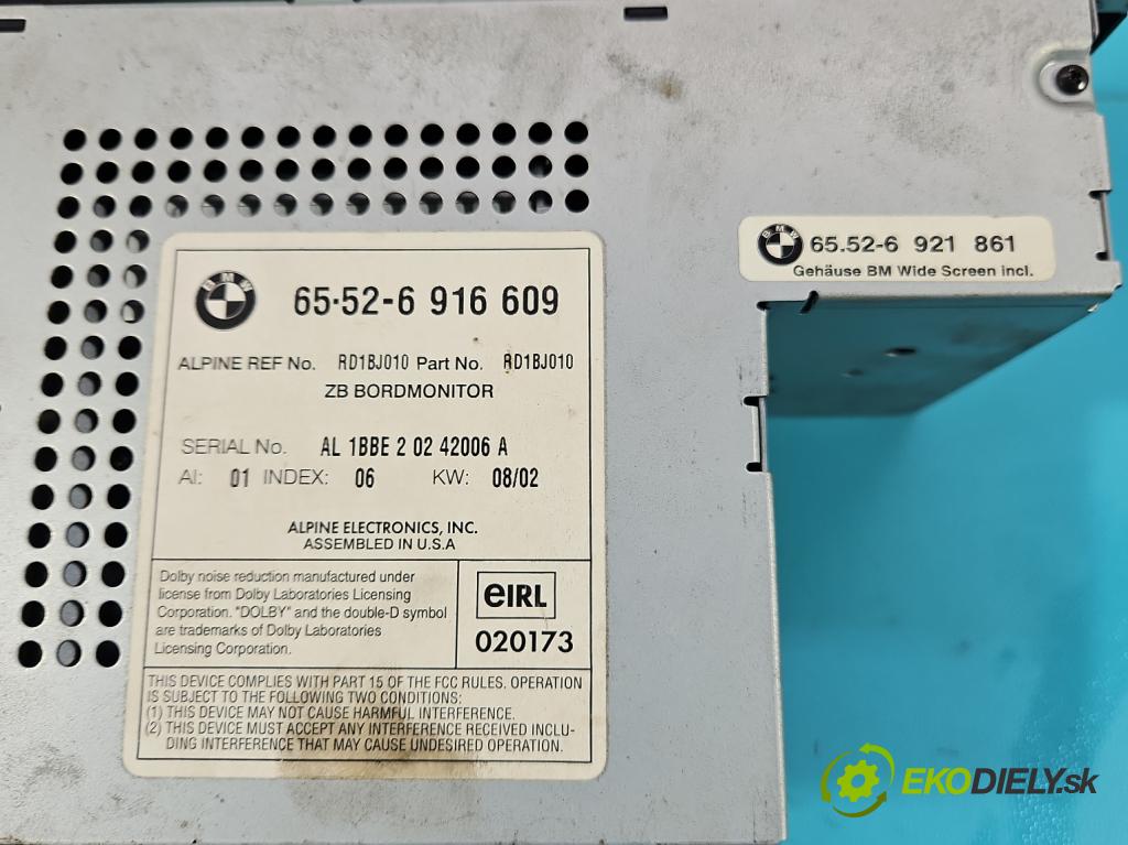 Bmw X5 E53 1999-2006 3.0d 184hp automatic 135 kW 2993 cm3 5- Radio originál 6916609