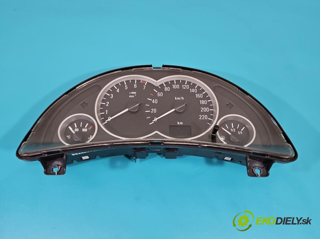 Opel Corsa C 2000-2006 1.2 16V 80 hp manual 59 kW 1229 cm3 5- řídící jednotka motoru 55352622