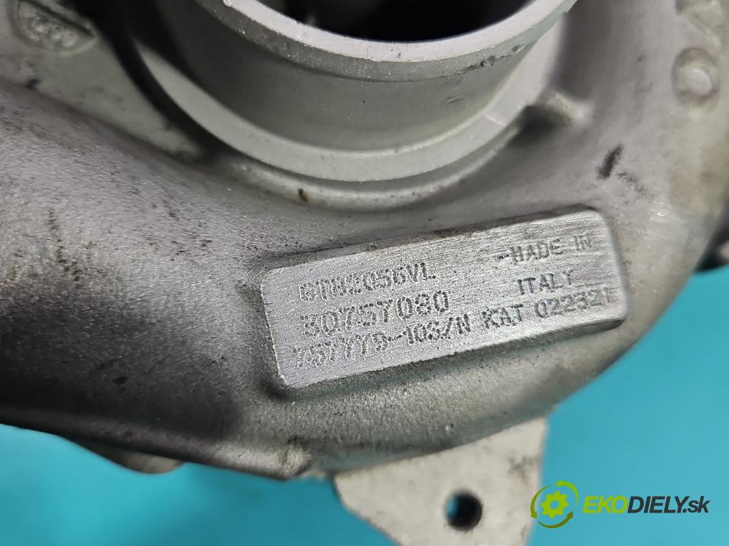 Volvo S60 I 2000-2010 2.4 D5 185 hp manual 136 kW 2400 cm3 4- Turbodmychadlo 757779-10 (Turbodúchadla (kompletní))