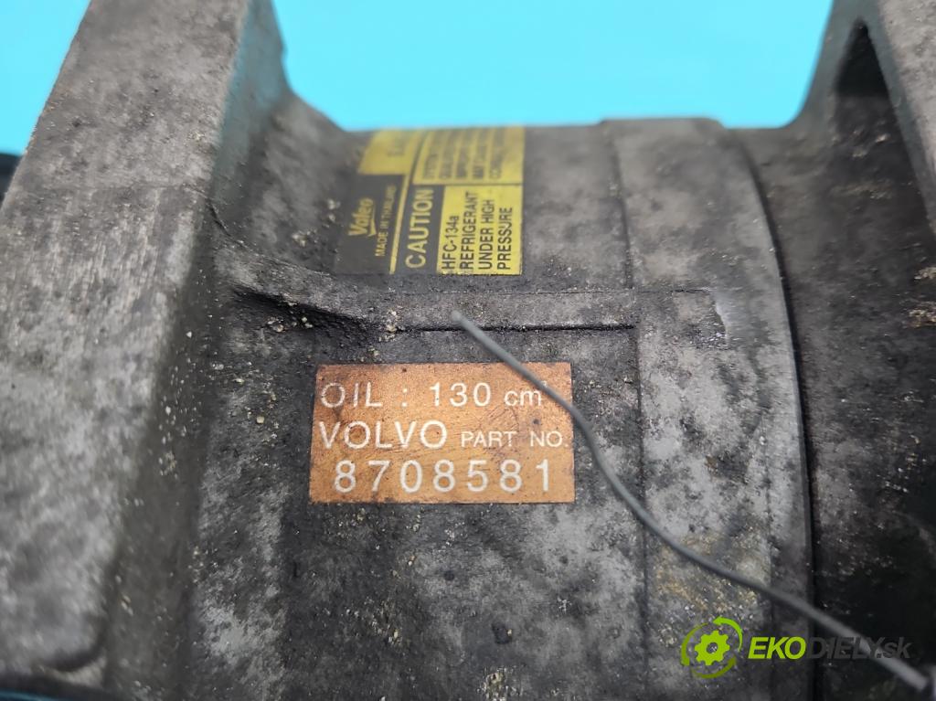 Volvo S60 I 2000-2010 2.4 D5 185 hp manual 136 kW 2400 cm3 4- Kompresor: klíma 8708581 (Kompresory)