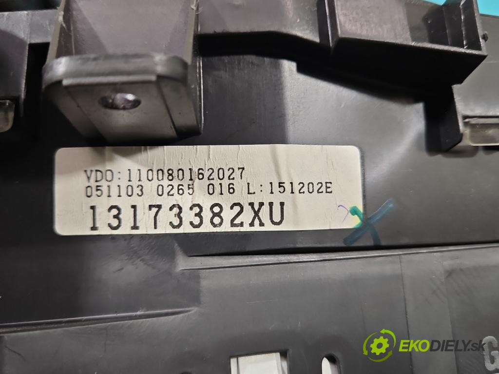 Opel Meriva A 2002-2010 1.6 16V 101 hp manual 74 kW 1598 cm3 5- řídící jednotka motoru 12214830
