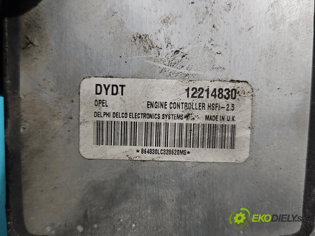 Opel Meriva A 2002-2010 1.6 16V 101 hp manual 74 kW 1598 cm3 5- řídící jednotka motoru 12214830