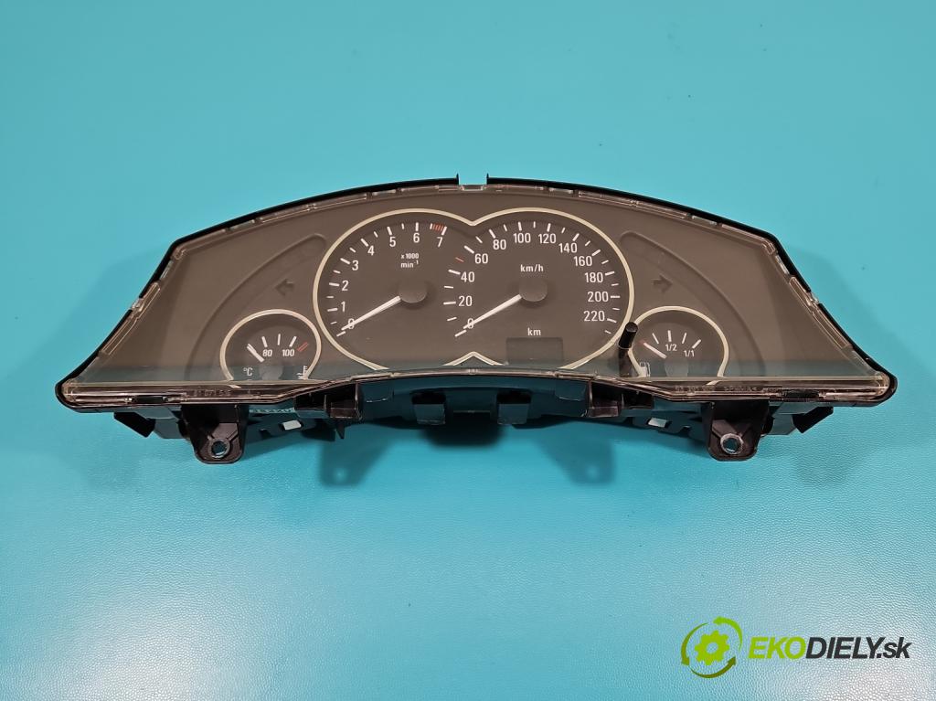 Opel Meriva A 2002-2010 1.6 16V 101 hp manual 74 kW 1598 cm3 5- řídící jednotka motoru 12214830