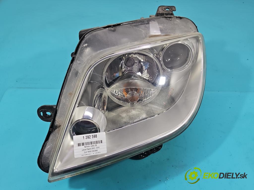 Lancia Phedra 2002-2010 2.2 jtd 128 HP manual 94 kW 2179 cm3 5- Reflektor: ľavý 1494332080 (Kľučka dverí ostatné)