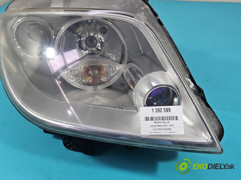Lancia Phedra 2002-2010 2.2 jtd 128 HP manual 94 kW 2179 cm3 5- Reflektor: pravý 1494331080 (Pravé)