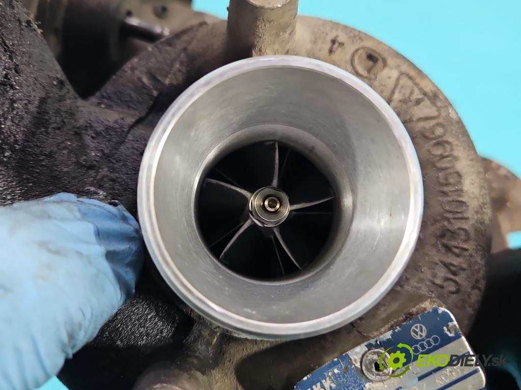 Vw Transporter T5 2003-2015 1.9 tdi 102 hp manual 75 kW 1896 cm3 5- Turbodmychadlo BV39A-0058 (Turbodúchadla (kompletní))