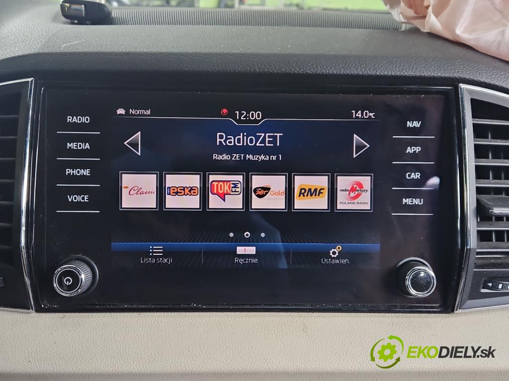 Skoda Karoq 2017- 2.0 tdi 150 HP automatic 110 kW 1968 cm3 5- Radio originál 565919605B