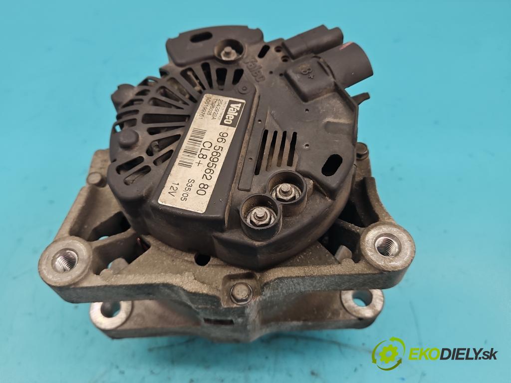 Peugeot 307 1.6 16V 109 HP manual 80 kW 1587 cm3 5- Alternator 9656956280 (Alternátory)