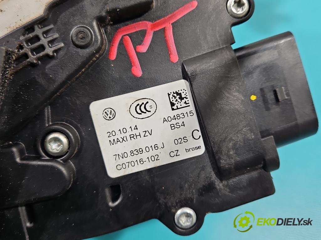 Seat Alhambra II 2010-2020 2.0 tdi 177 hp automatic 130 kW 1968 cm3 5- zámek zadní pravý 7N0839016J