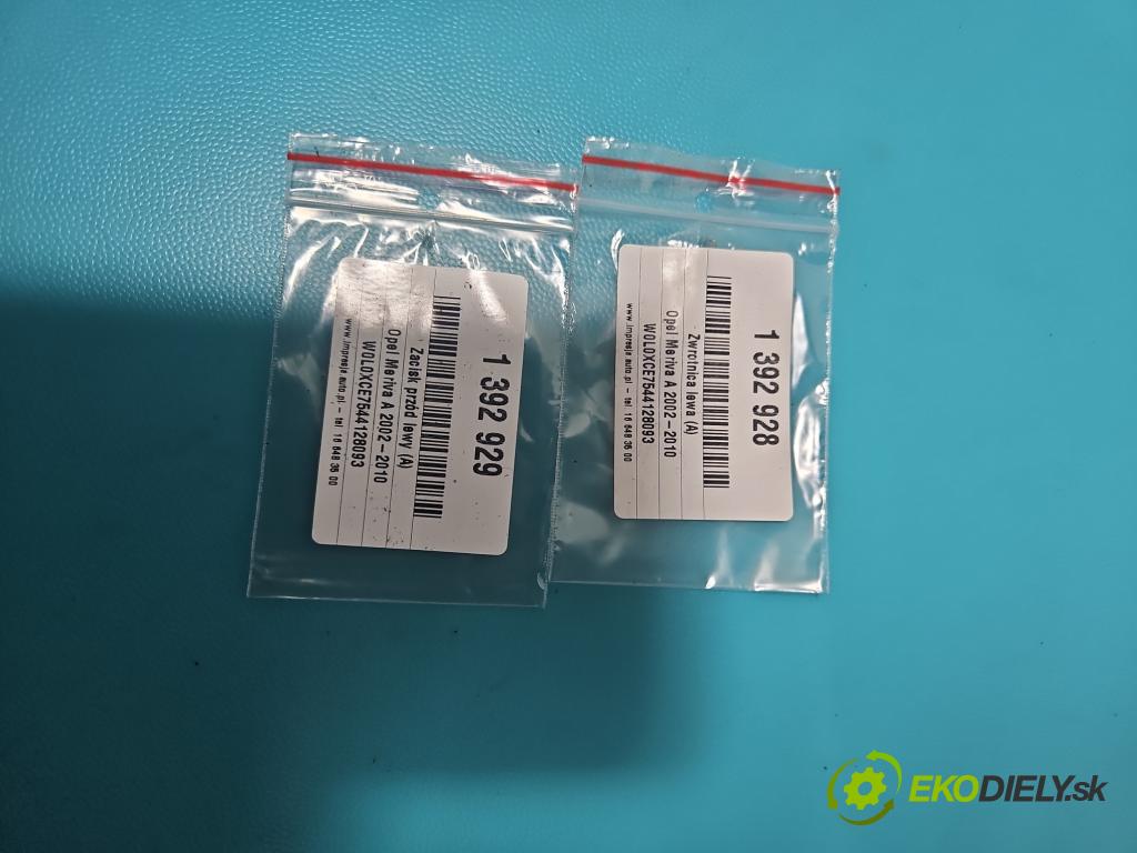 Opel Meriva A 2002-2010 1.6 16V 101 HP manual 74 kW 1598 cm3 5- náboj ľavé  (Náboje)