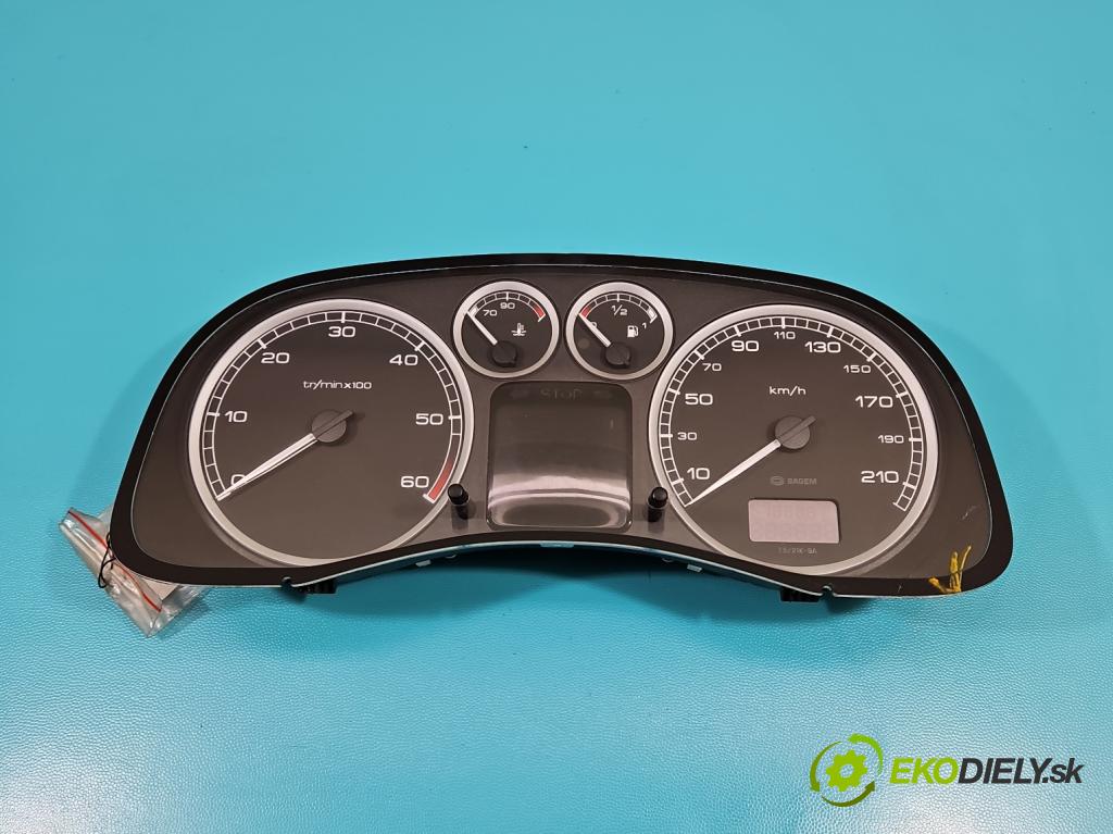 Peugeot 307 2.0 hdi 136 HP manual 100 kW 1997 cm3 5- prístrojovka/ budíky P9651299680 (Prístrojové dosky, displeje)
