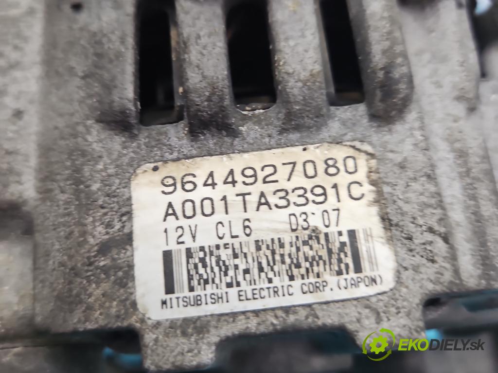 Peugeot 206 1.1 60 HP manual 44 kW 1124 cm3 5- Alternator 9644927080 (Alternátory)