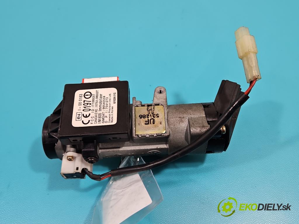 Chevrolet Aveo T200 2003-2008 1,2.0 8v 72 HP manual 53 kW 1150 cm3 5- Spínačka 96540559 (Spínacie skrinky a kľúče)