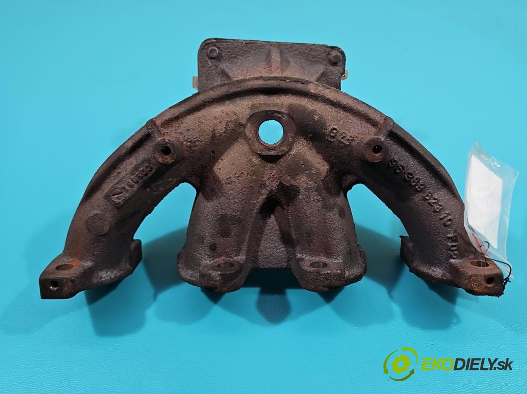 Peugeot 206 1.1 60 hp manual 44 kW 1124 cm3 5- potrubí výfuk 9636962310 (Výfukové potrubí)