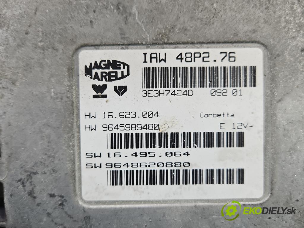 Peugeot 206 1.1 60 HP manual 44 kW 1124 cm3 5- riadiaca jednotka motora 9648620880