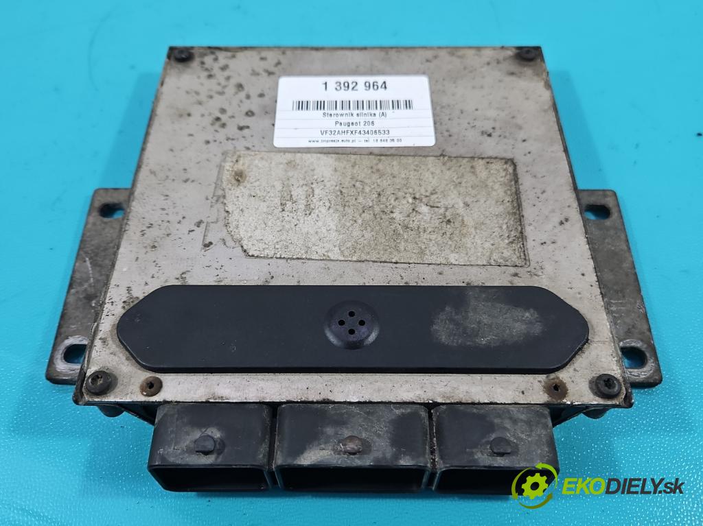 Peugeot 206 1.1 60 HP manual 44 kW 1124 cm3 5- riadiaca jednotka motora 9648620880