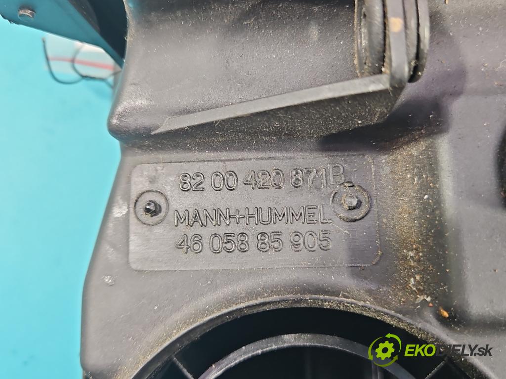 Dacia Duster I 2010-2018 1.6 16v 105 HP manual 77 kW 1598 cm3 5- obal filtra vzduchu 8200420871B (Obaly filtrov vzduchu)