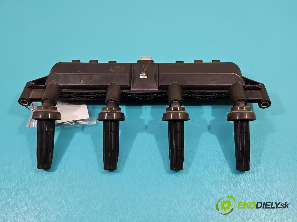 Peugeot 206 1.1 60 HP manual 44 kW 1124 cm3 5- cievka zapaľovacia  (Zapaľovacie cievky, moduly)