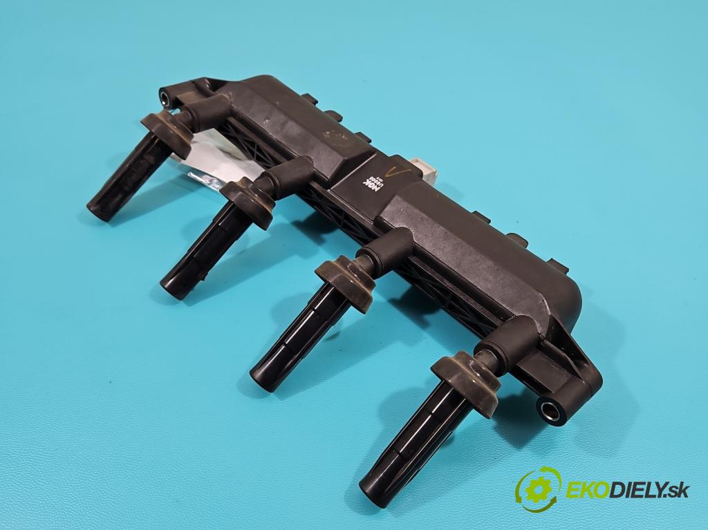 Peugeot 206 1.1 60 HP manual 44 kW 1124 cm3 5- cievka zapaľovacia  (Zapaľovacie cievky, moduly)