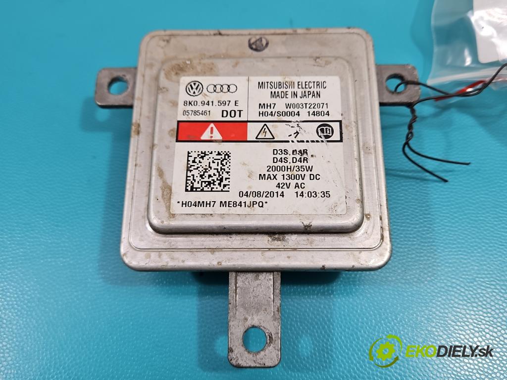 Seat Alhambra II 2010-2020 2.0 tdi 177 HP automatic 130 kW 1968 cm3 5- střídač: xenon 8K0941597E (Riadiace jednotky xenónu)