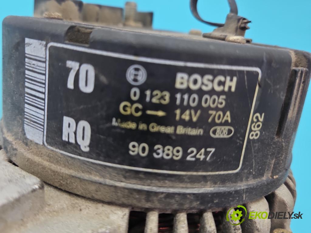 Opel Astra I 1991-2002 1.6 75 HP manual 55 kW 1598 cm3 5- Alternator 0123110005 (Alternátory)