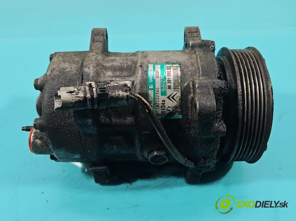 Lancia Phedra 2002-2010 2.2 jtd 128 hp manual 94 kW 2179 cm3 5- Kompresor: klíma 9639109580 (Kompresory)
