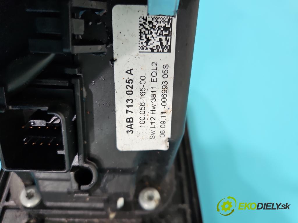 Vw Passat B7 2010-2014 1.4 TSI 150 HP automatic 110 kW 1390 cm3 5- Páka: Změny: stupeň,rýchlosť 3AB713025A (Rýchlostné páky / kulisy)