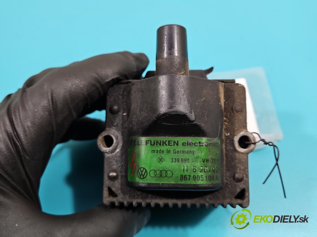 Vw Golf III 1991-1998 1.8 75 HP manual 55 kW 1781 cm3 5- cievka zapaľovacia 867905104A (Zapaľovacie cievky, moduly)