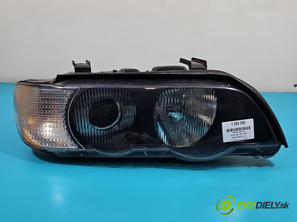Bmw X5 E53 1999-2006 3.0d 184hp automatic 135 kW 2993 cm3 5- Reflektor: pravý  (Pravé)