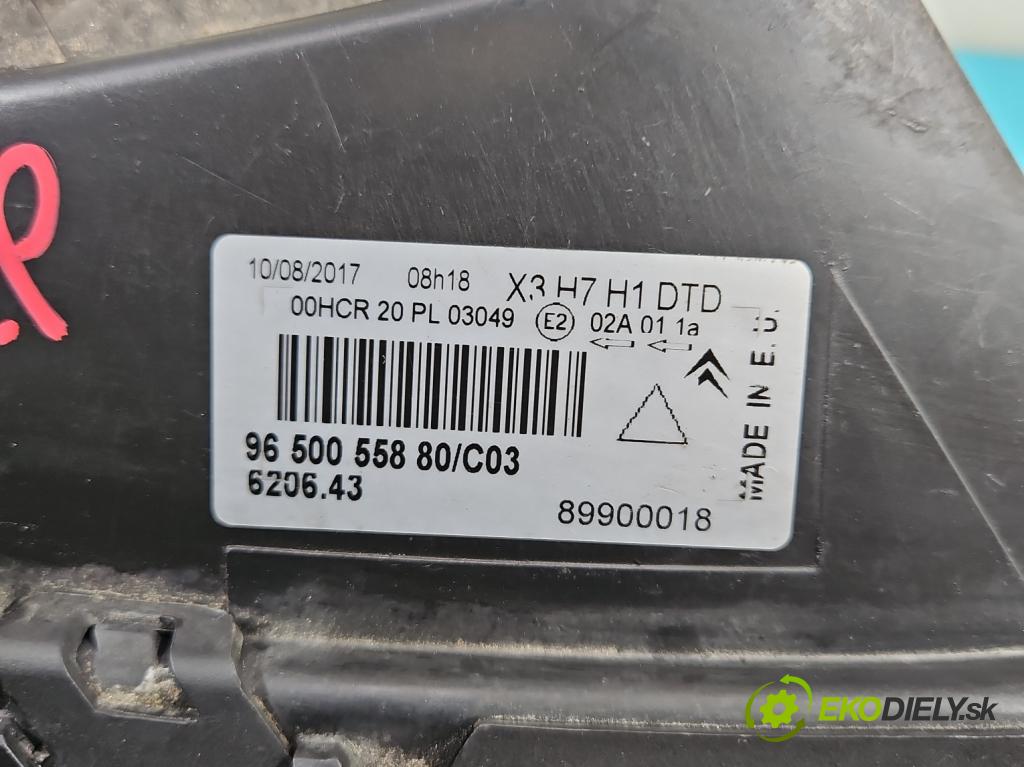 Citroen C5 I 2001-2008 2.0 hdi 136 HP manual 100 kW 1997 cm3 5- Reflektor: pravý 9650055880 (Pravé)