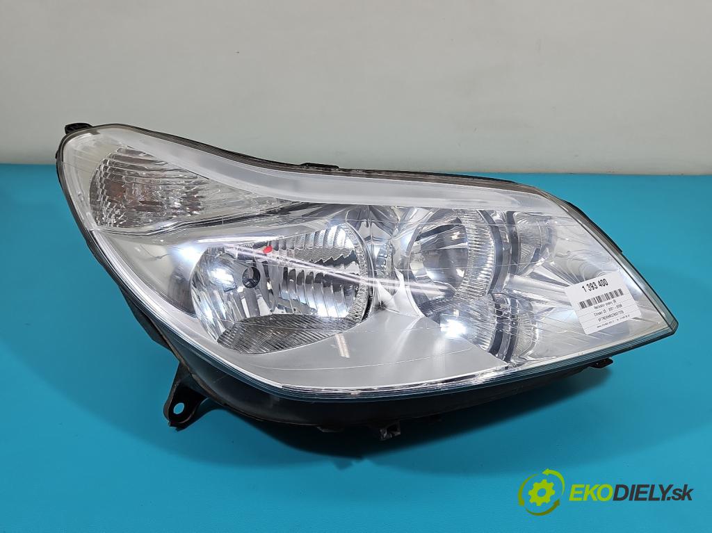 Citroen C5 I 2001-2008 2.0 hdi 136 HP manual 100 kW 1997 cm3 5- Reflektor: pravý 9650055880 (Pravé)