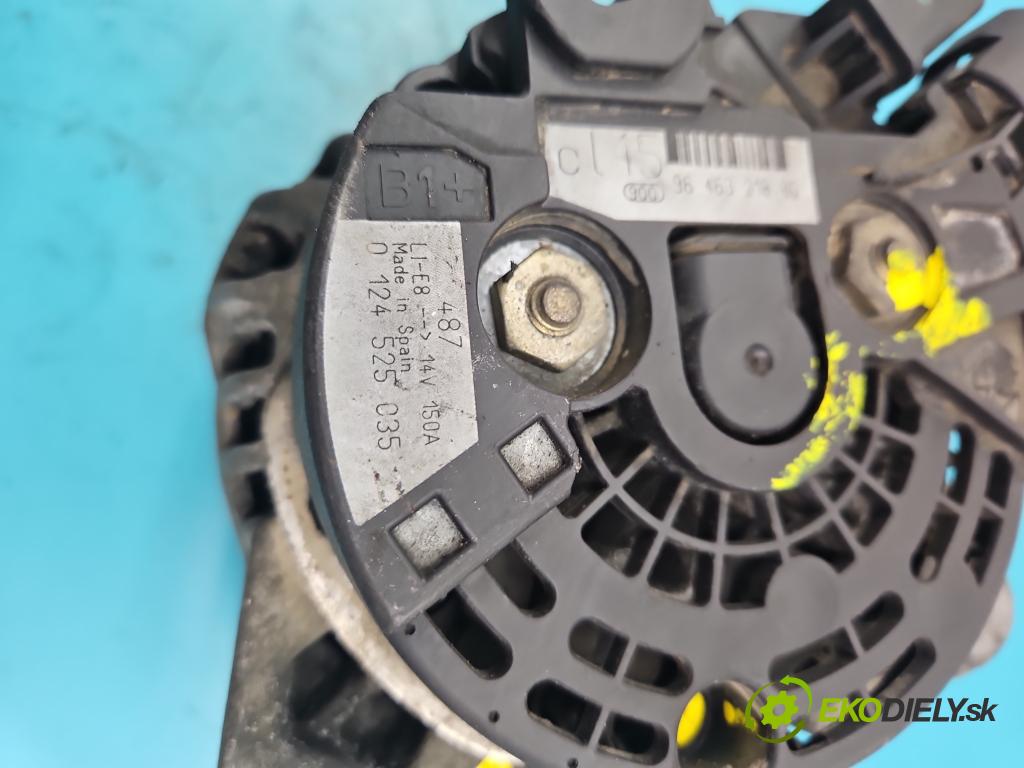Peugeot 307 2.0 hdi 136 HP manual 100 kW 1997 cm3 5- Alternator 0124525035 (Alternátory)