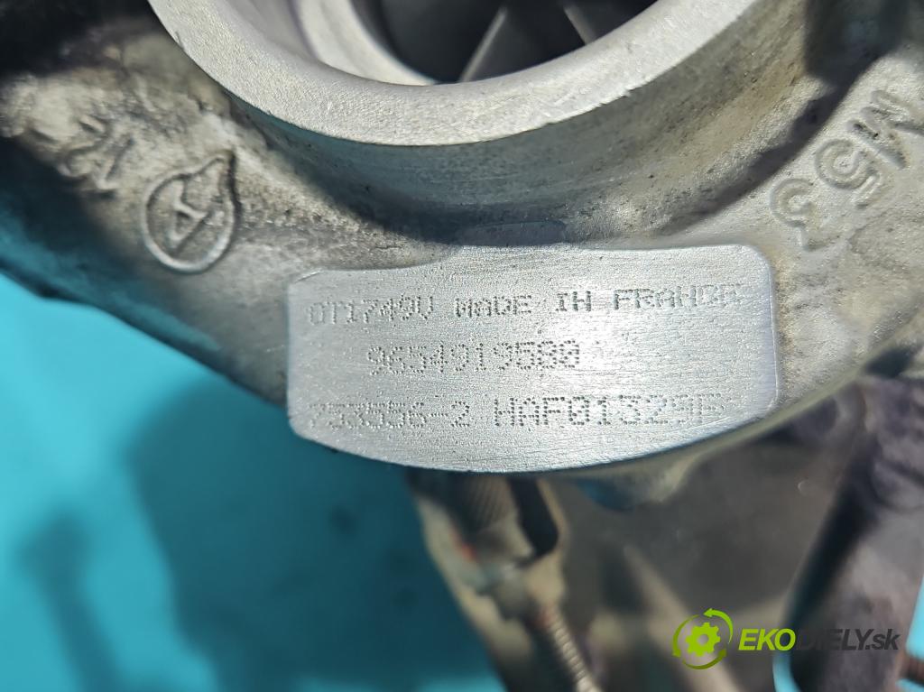 Peugeot 307 2.0 hdi 136 HP manual 100 kW 1997 cm3 5- turbodúchadlo, turbo 753556-2 (Turbodúchadlo (kompletné))
