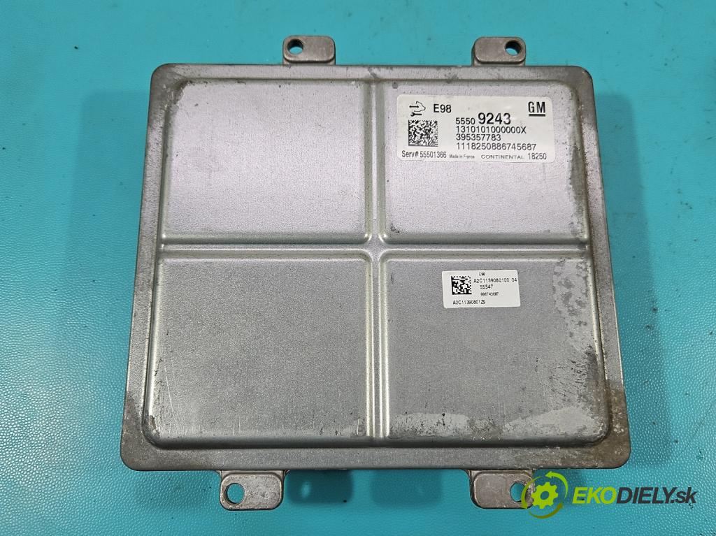 Opel Astra V  2015-2022 1.6 cdti 110 hp manual 81 kW 1598 cm3 5- řídící jednotka motoru 55509243