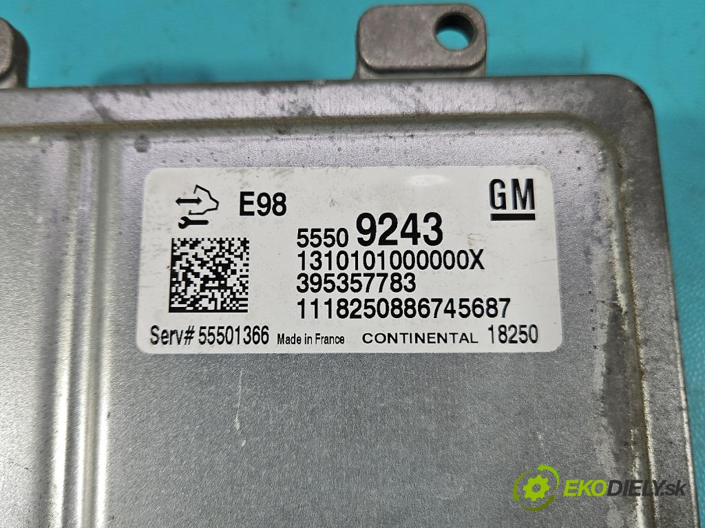 Opel Astra V  2015-2022 1.6 cdti 110 hp manual 81 kW 1598 cm3 5- řídící jednotka motoru 55509243