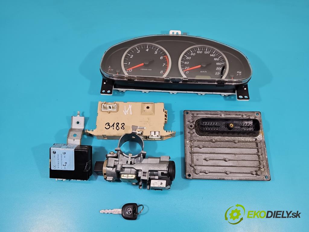 Mazda 2 I 2003-2007 1.2 16V 75 hp manual 55 kW 1242 cm3 5- řídící jednotka motoru 4S61-12A650-SD