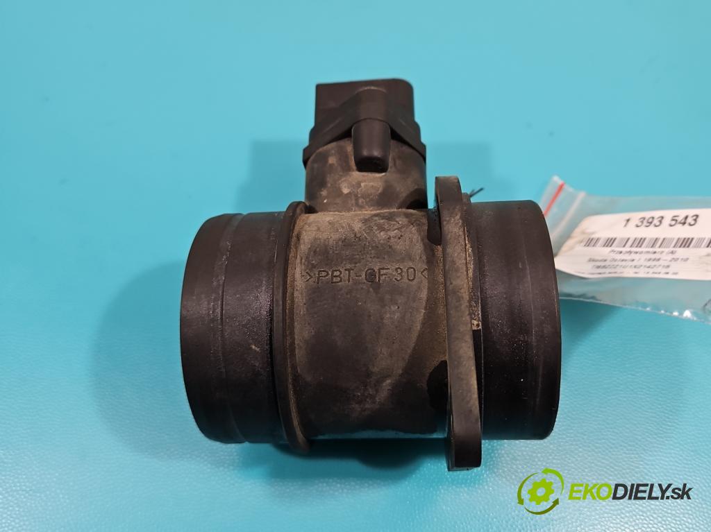 Skoda Octavia I 1996-2010 1.8 20V 125 HP manual 92 kW 1781 cm3 5- průtokoměr: 0280218002 (Váhy vzduchu)