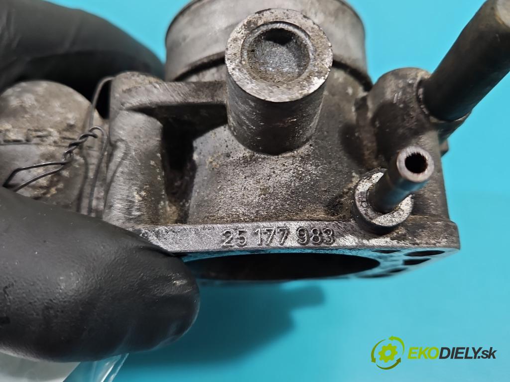 Opel Meriva A 2002-2010 1.6 16V 101 HP manual 74 kW 1598 cm3 5- klapka 00904B1498 (Škrtiace klapky)