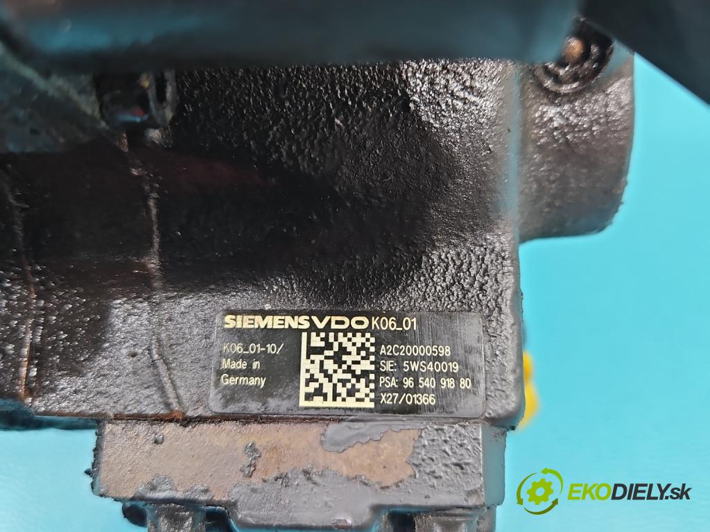 Citroen C5 I 2001-2008 2.0 hdi 136 HP manual 100 kW 1997 cm3 5- čerpadlo vstrekovacia A2C20000598 (Vstrekovacie čerpadlo)