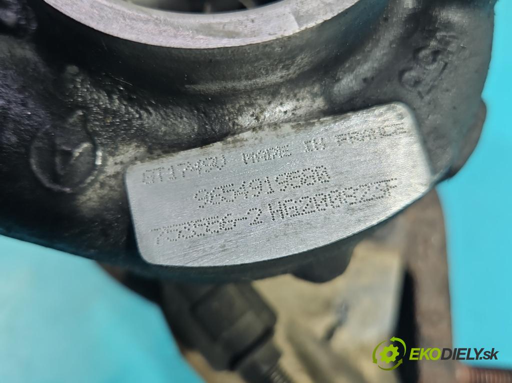 Citroen C5 I 2001-2008 2.0 hdi 136hp manual 100 kW 1997 cm3 5- Turbodmychadlo 753556-2 (Turbodúchadla (kompletní))