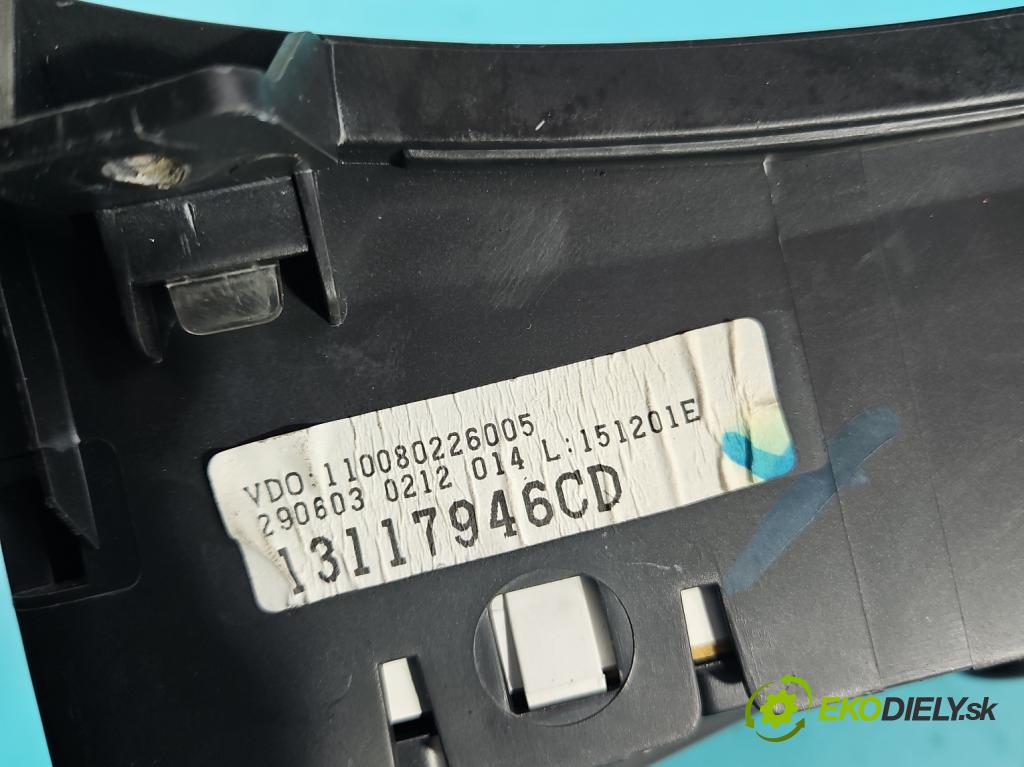 Opel Corsa C 2000-2006 1.2 16V 75 hp manual 55 kW 1199 cm3 5- řídící jednotka motoru 0261206074