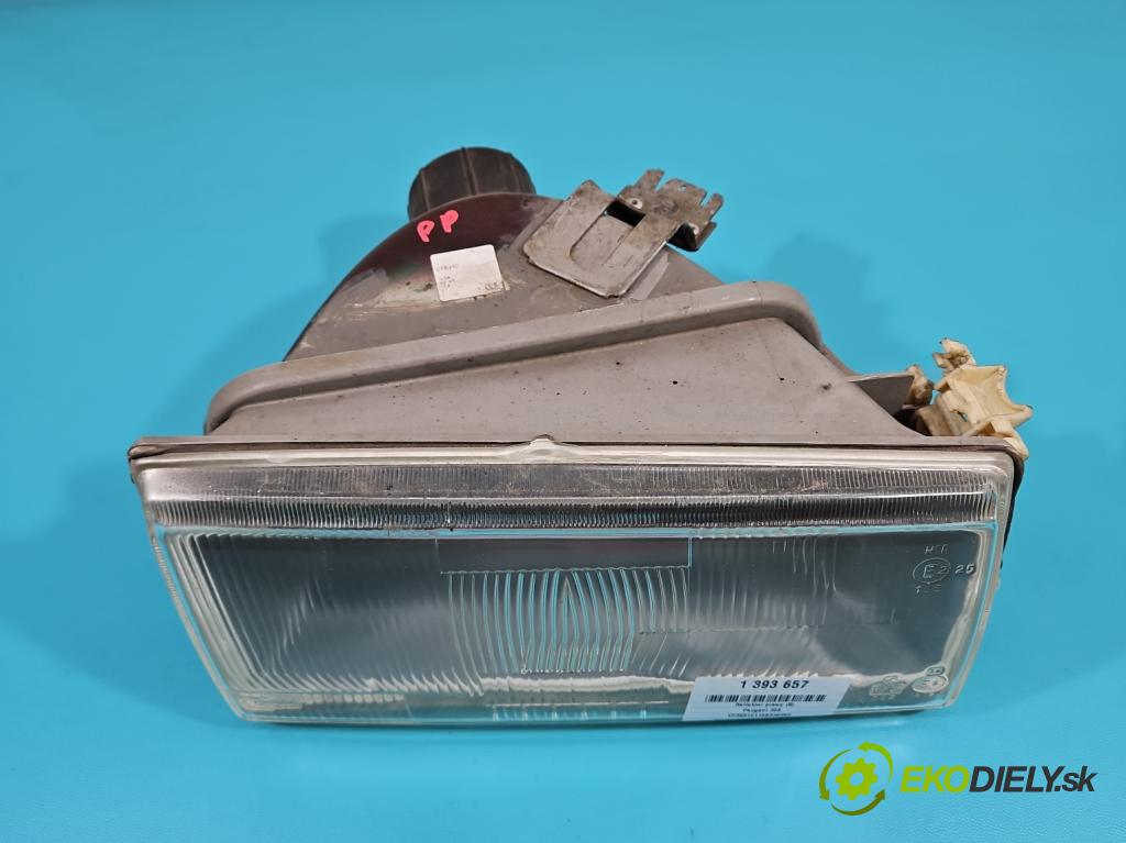 Peugeot 305 1.5 karburátor: 68 HP manual 50 kW 1472 cm3 5- Reflektor: pravý (Pravé)