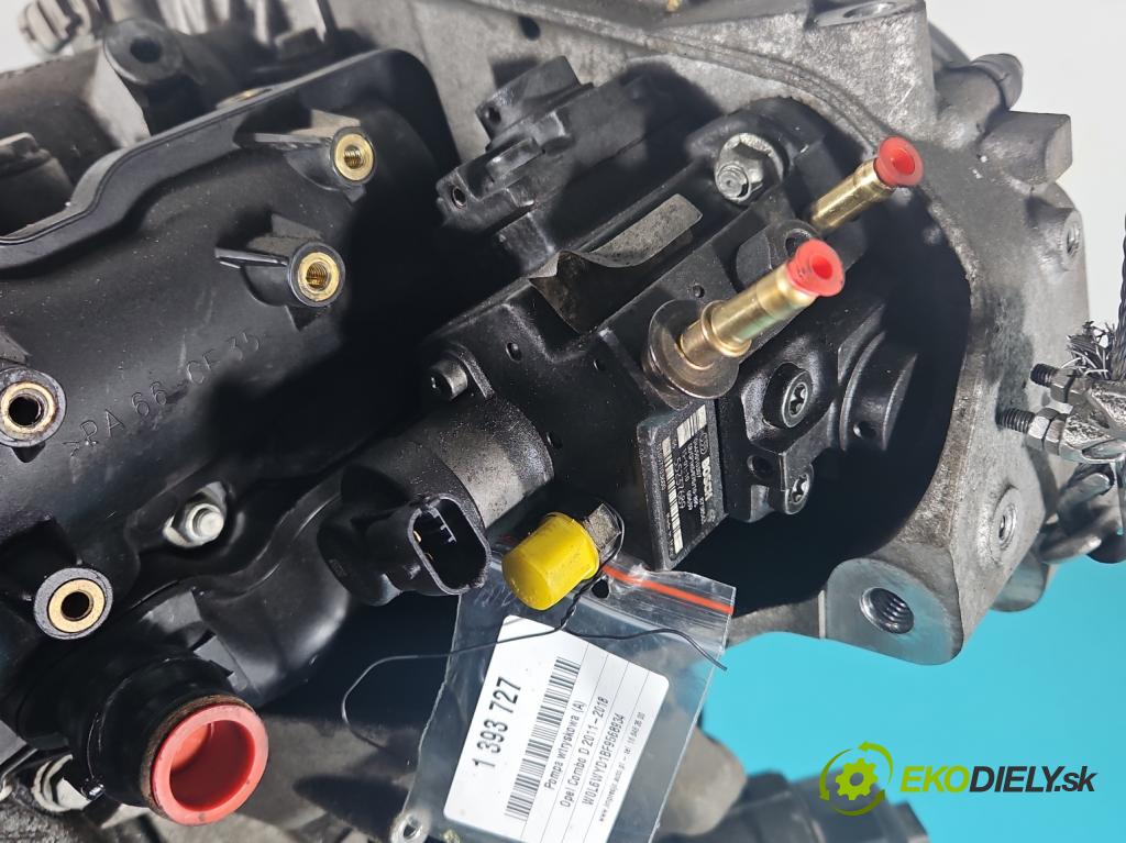 Opel Combo D 2011-2018 1.6 cdti 105 HP manual 77 kW 1598 cm3 5- čerpadlo vstrekovacia 0445010307 (Vstrekovacie čerpadlá)