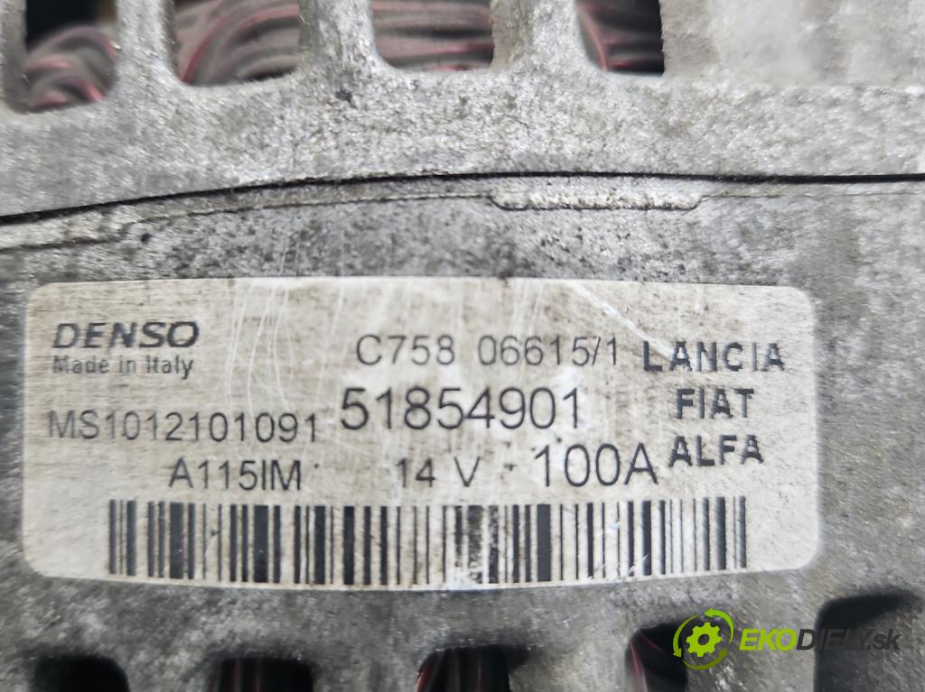 Opel Combo D 2011-2018 1.6 cdti 105 HP manual 77 kW 1598 cm3 5- Alternator 51854901 (Alternátory)